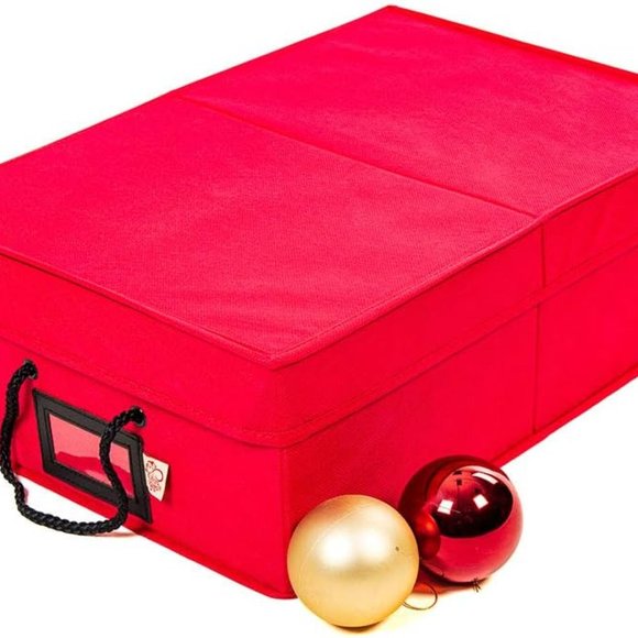 Bags [Christmas Ornament Storage Box with Dividers] - (Holds 48 Ornaments‎ - Picture 9 of 9